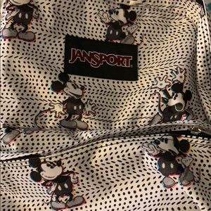 JANSPORT SUPERBREAK DISNEY GLITCH MICKEY BACKPACK